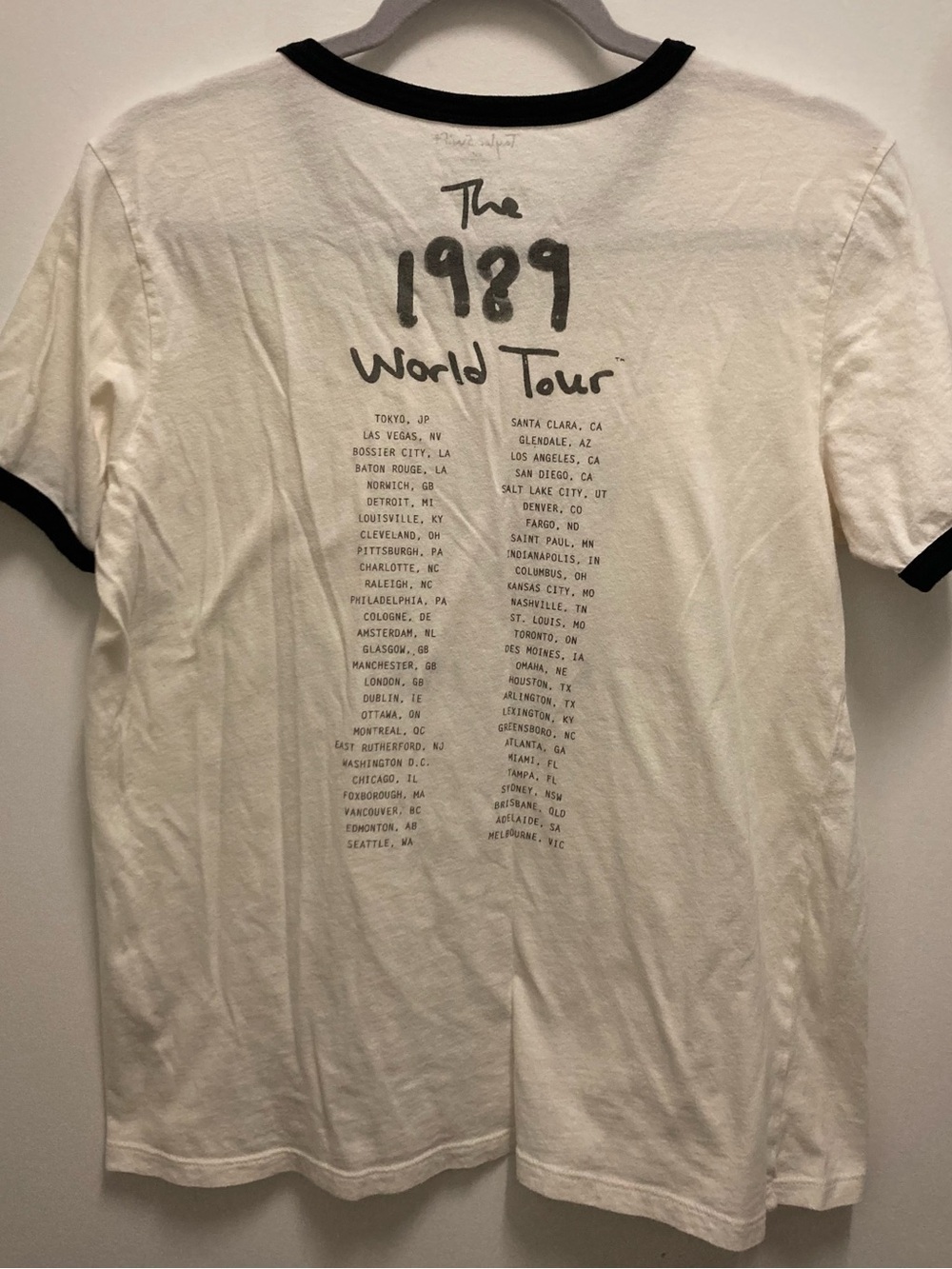 Original Taylor Swift 1989 Tour T-Shirt - size XXL - Picture 2 of 4